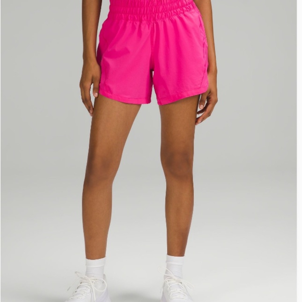 Lululemon Athletica Pink Athletic Shorts Lightweight Moisture-Wicking